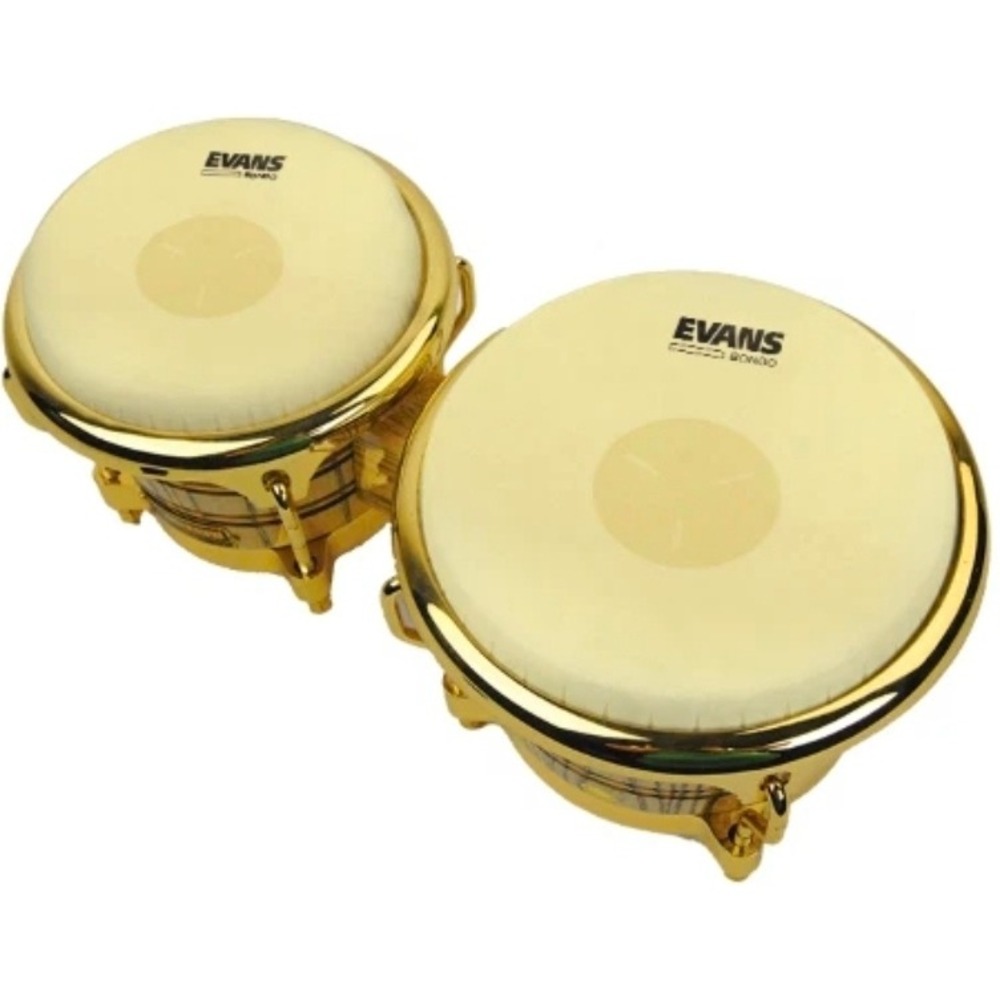 Evans EB0709 Tri-Center Bongo Head Combo Pack 7.25 and 8.625 Inch Synthetic